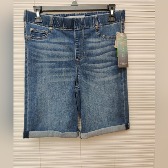 Liverpool Women's Chloe Pull-On Bermuda Rolled Cuff - Picture 4 of 7